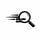 Black Icon Magnifying Glass Speeding Across White Background-1